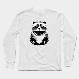 Goofy Raccoon Long Sleeve T-Shirt